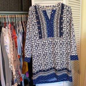Loft Patterned Dress (size small)